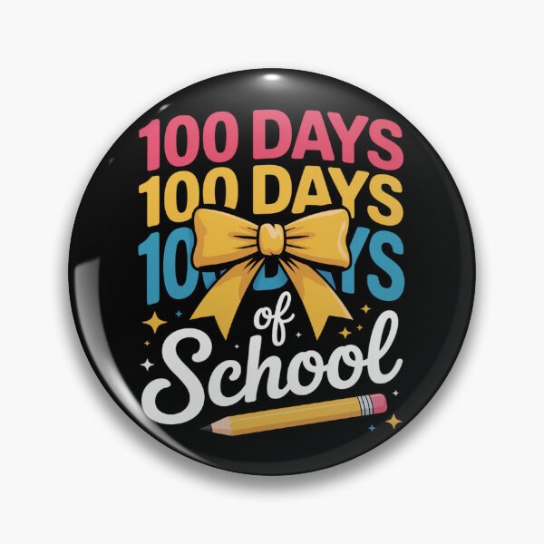 Item preview, 100 Days Of School Colorful Bow Pencil designed and sold by joedavila.