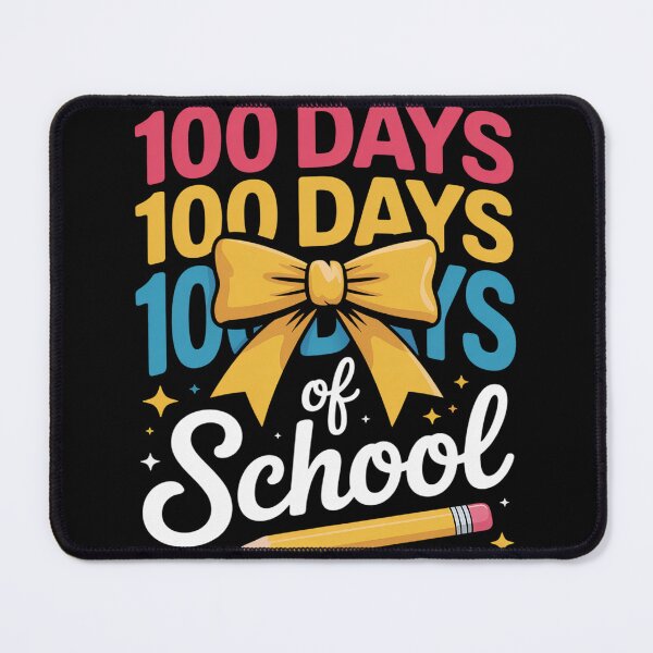 Item preview, 100 Days Of School Colorful Bow Pencil designed and sold by joedavila.