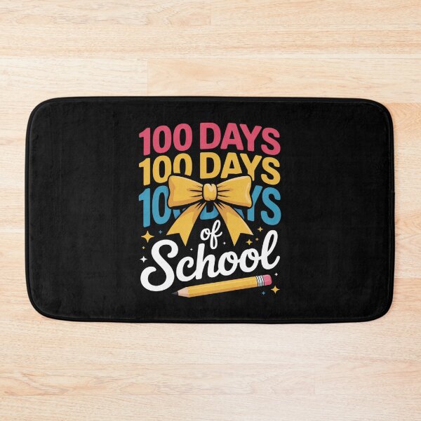 Item preview, 100 Days Of School Colorful Bow Pencil designed and sold by joedavila.