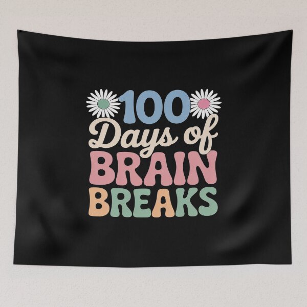 Item preview, 100 Days Of Brain Breaks School Psychologist designed and sold by joedavila.