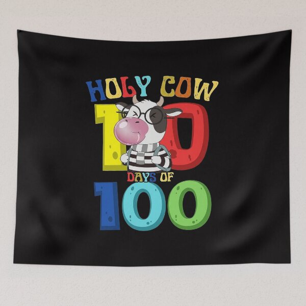 Item preview, Holy Cow 100 Days Of School 100th Day School Teacher Student designed and sold by jewellmeyers.