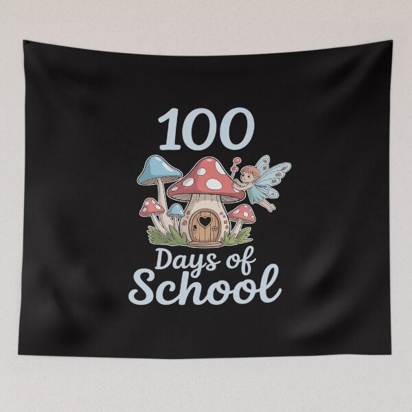 Item preview, 100 Days Of School Mushroom House Fairy designed and sold by gerardostokes.