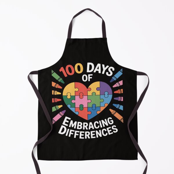Item preview, Autism Awareness Embrace Differences 100 Days Of School designed and sold by DarioRosales.