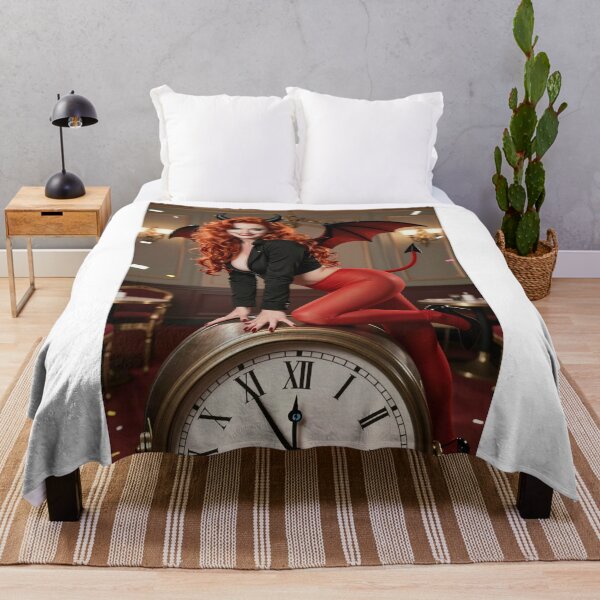 Item preview, Redhead on clock auldlangsyne designed and sold by CathryneDelamort.