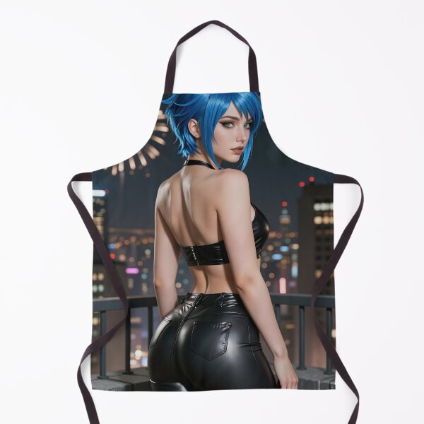 Item preview, Cipher Blue Hair Woman Fireworks designed and sold by CathryneDelamort.