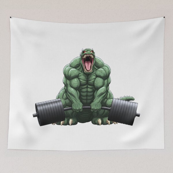 Item preview, Kaiju Gains: Beast Mode Deadlift designed and sold by ifundesign.