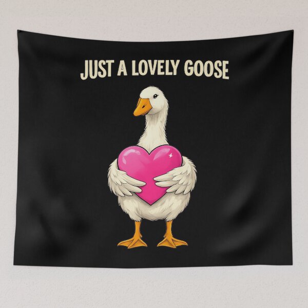 Item preview, Just A Lovely Goose  Cute Heart Valentines Day designed and sold by stanton88.