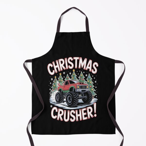Item preview, Christmas Crusher Monster Truck Holiday Fun designed and sold by brinbotty.