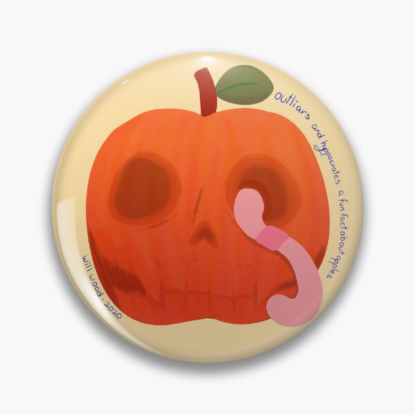 Item preview, Outliars and Hyppocrates: a fun fact about apples designed and sold by HeadInTheGalaxy.