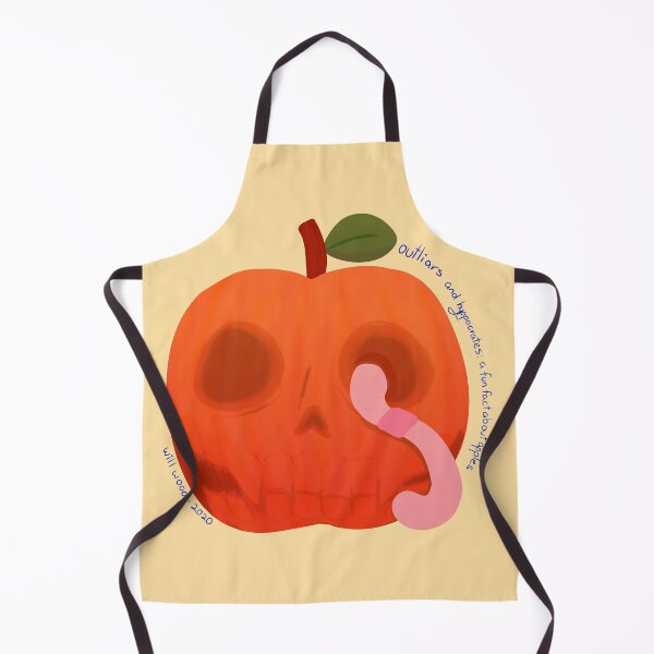 Item preview, Outliars and Hyppocrates: a fun fact about apples designed and sold by HeadInTheGalaxy.