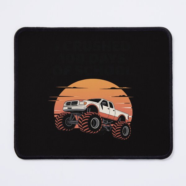 Item preview, I CRUSHED 100 DAYS OF School Monster Truck School designed and sold by HermanTricia.