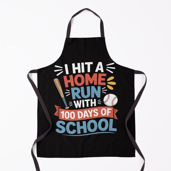Item preview, Fun Hit a Home Run with 100 Days of School Baseball Bat Ball designed and sold by HermanTricia.