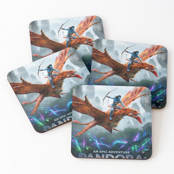 Item preview, Epic Blue Alien Rider on Flying Dragon in Fantasy Jungle Art designed and sold by iwzzuel.