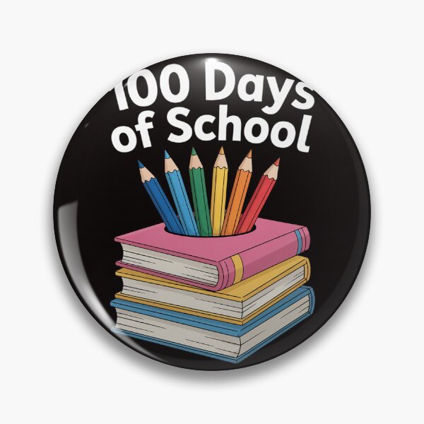 Item preview, 100 Days of School Books and Pencils Colorful designed and sold by cherylbartlett.