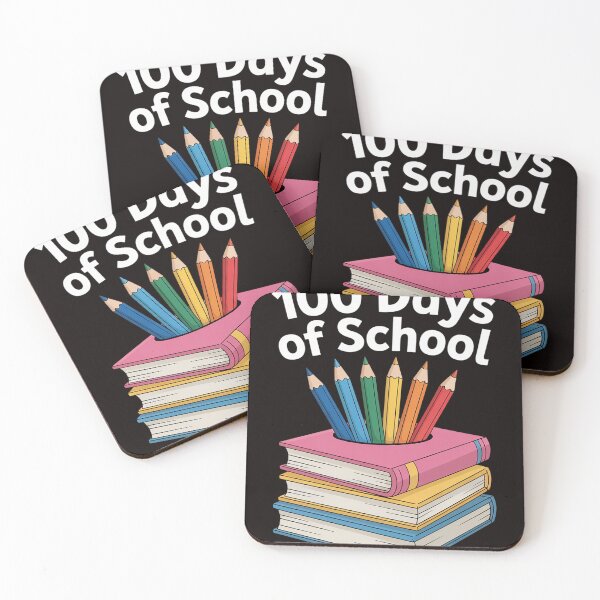 Item preview, 100 Days of School Books and Pencils Colorful designed and sold by cherylbartlett.