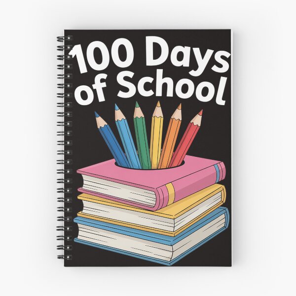 Item preview, 100 Days of School Books and Pencils Colorful designed and sold by cherylbartlett.