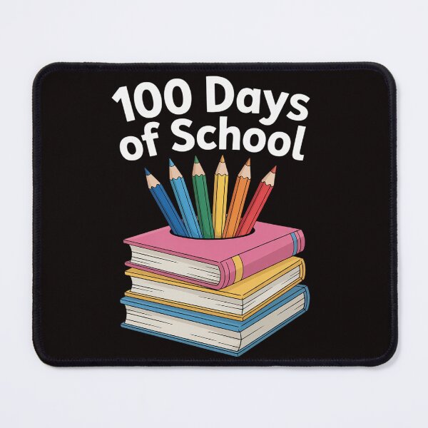 Item preview, 100 Days of School Books and Pencils Colorful designed and sold by cherylbartlett.