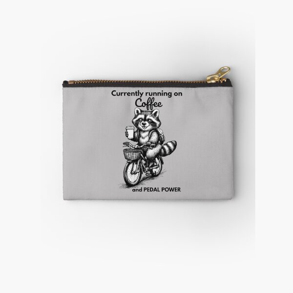 Item preview, Funny Cute Raccoon with Coffee and Riding a Bicycle Coffee Lovers Gifts  designed and sold by BeautifulH.