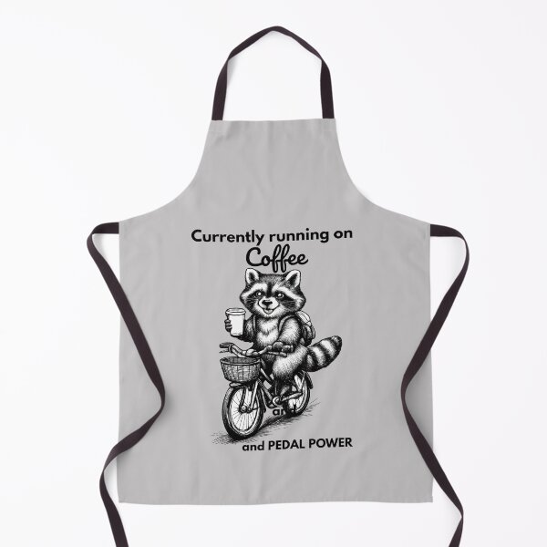 Item preview, Funny Cute Raccoon with Coffee and Riding a Bicycle Coffee Lovers Gifts  designed and sold by BeautifulH.
