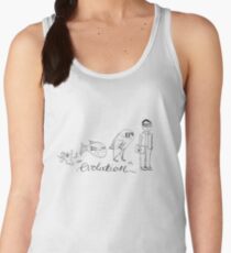 The Evolution of Man Women's Tank Top