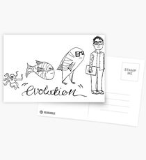 The Evolution of Man Postcards