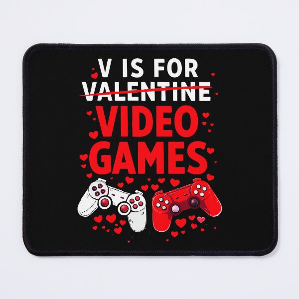 Item preview, V Is For Video Games Funny Valentines Gamer Men Kids Boy designed and sold by stanton88.