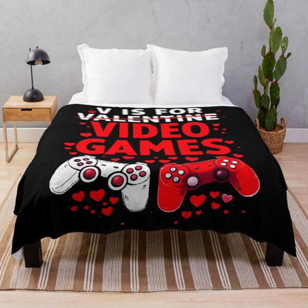 Item preview, V Is For Video Games Funny Valentines Gamer Men Kids Boy designed and sold by stanton88.