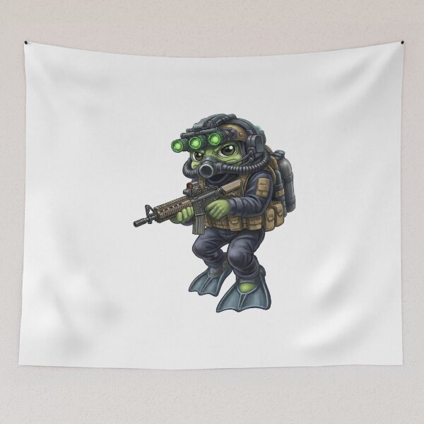 Item preview, Navy Seals frog designed and sold by RAWLIFEGRAPHIC.
