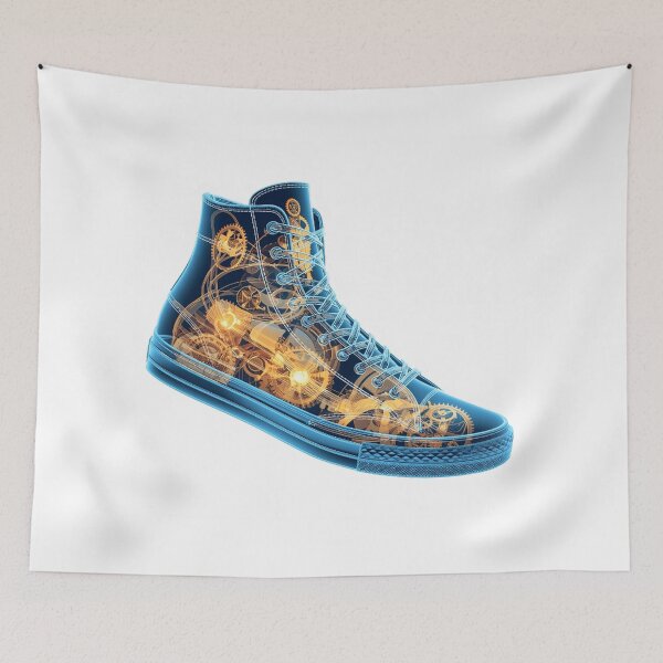 Item preview, Futuristic Sneaker with Mechanical Gears designed and sold by Wonderful Designs.