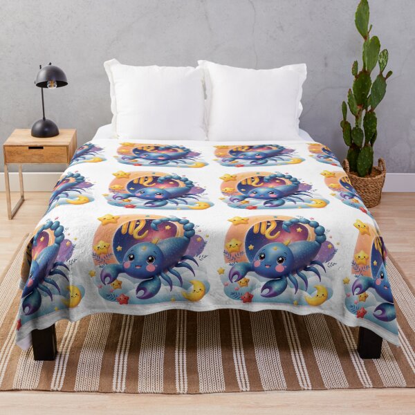 Item preview, Cute Baby Scorpio Zodiac Celestial Nursery Art designed and sold by LunaPixelStudio.
