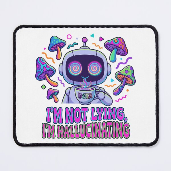 Item preview, I’m Not Lying, I’m Hallucinating | Funny AI Hallucination Design designed and sold by CreativeHymms.