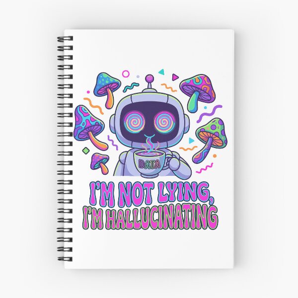Item preview, I’m Not Lying, I’m Hallucinating | Funny AI Hallucination Design designed and sold by CreativeHymms.
