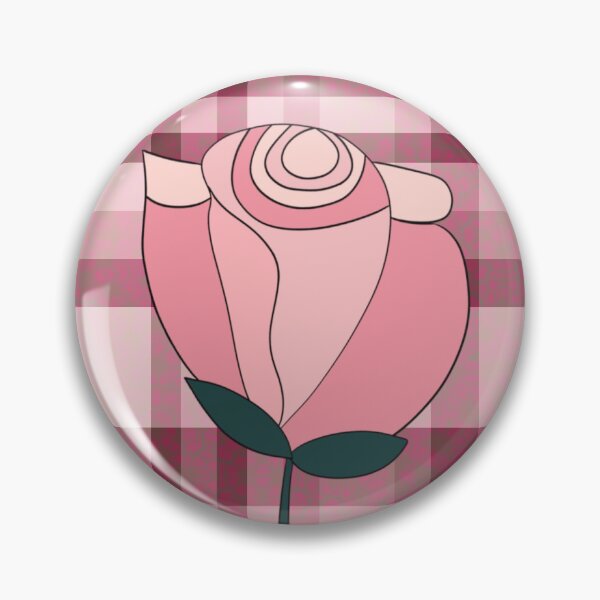 Item preview, Rose and Plaid Grandmillenial Pattern Clash - Pink and Burgundy Tones designed and sold by KizzyW.