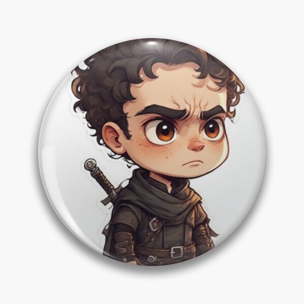 Item preview, Cute Chibi Warrior ⚔️ | Tiny Hero Big Energy designed and sold by Kavinshopy.