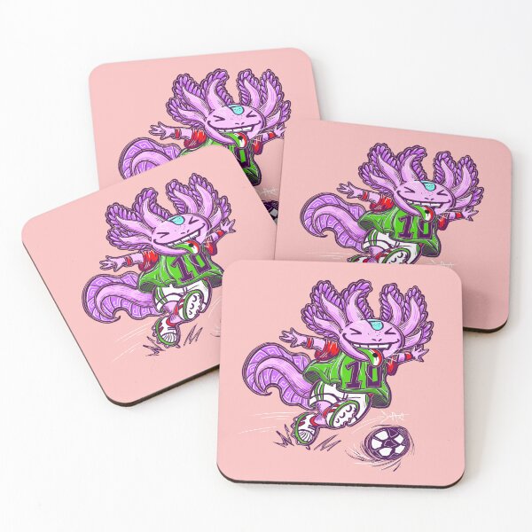 Item preview, Soccer-playing axolotl color designed and sold by UrielCalavera.