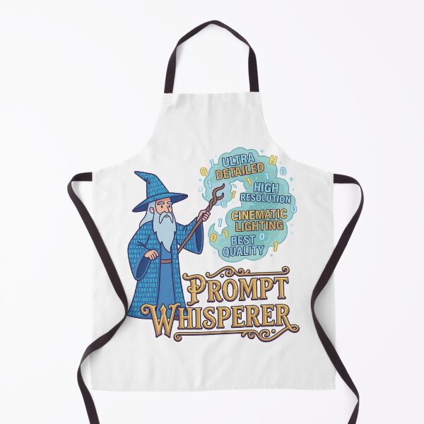 Item preview, Prompt Whisperer | Funny AI Prompt Engineer Wizard Design designed and sold by CreativeHymms.