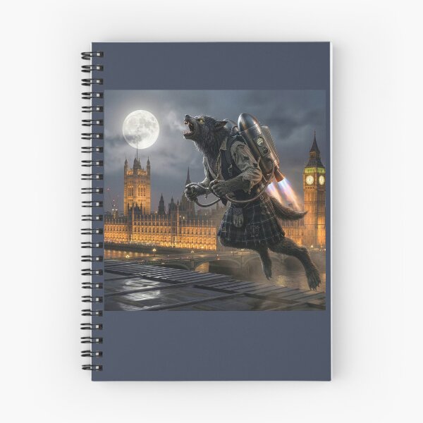 Item preview, Werewolf In London Flies Over City designed and sold by Tridentulus.