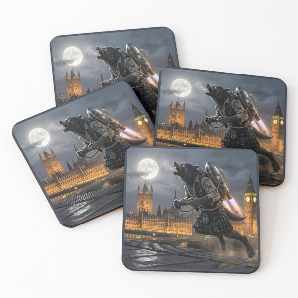 Item preview, Werewolf In London Flies Over City designed and sold by Tridentulus.