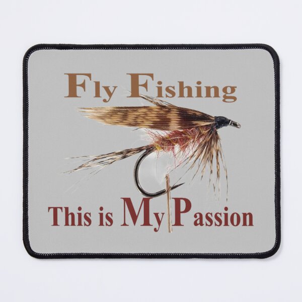 Item preview, March Brown, Fly fishing, wet fly. text 'Fly fishing, this is my passion' designed and sold by Tomasz  Siennicki.