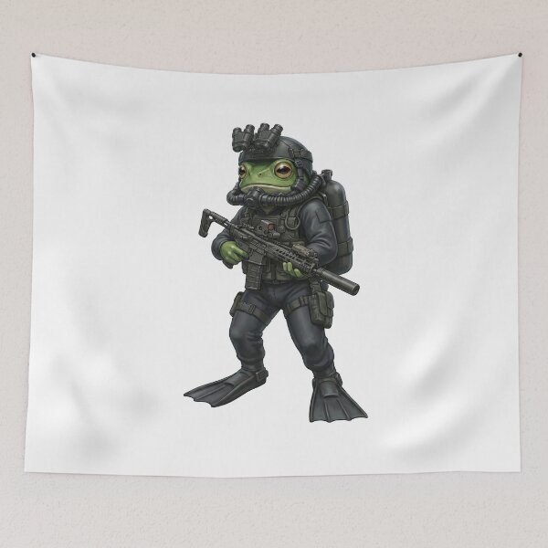 Item preview, Navy Seals frog designed and sold by RAWLIFEGRAPHIC.