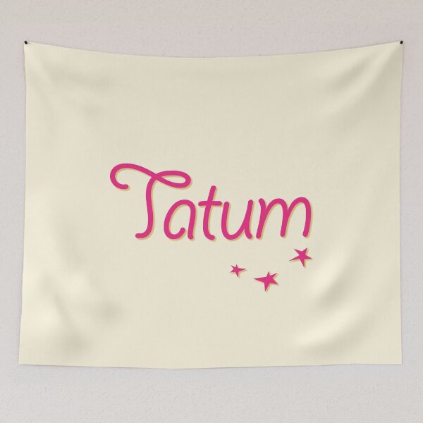 Item preview, My Name is Tatum designed and sold by CharlottePlaceArt.