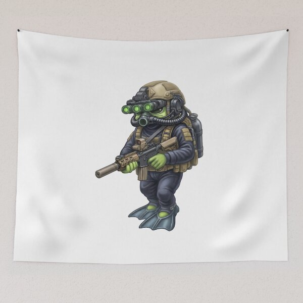 Item preview, Navy Seals frog designed and sold by RAWLIFEGRAPHIC.
