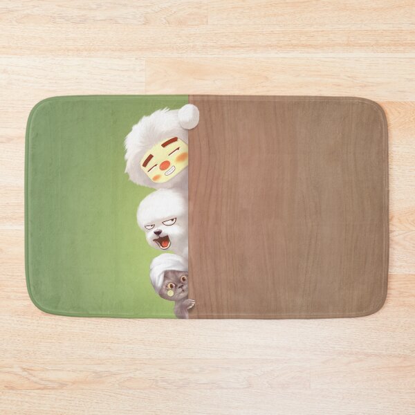 Item preview, Peeking Trio – Iron T, Smiling Bichon & Cat designed and sold by ZKOZKOHI.