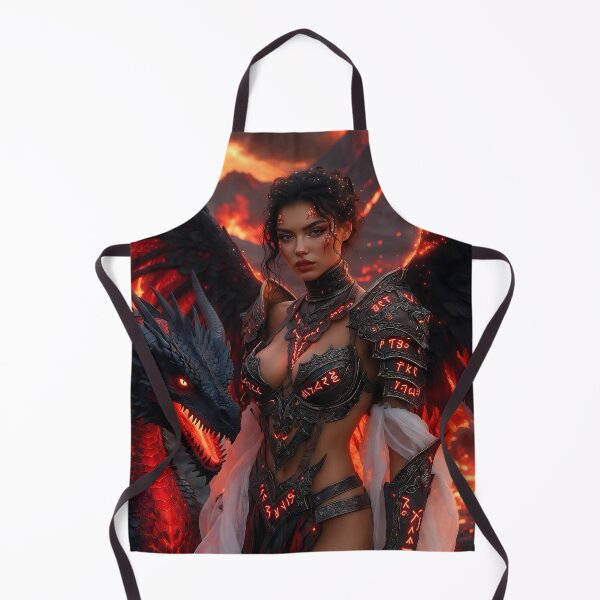 Item preview, Lava Harbinger – Fallen Angel of Flame designed and sold by SunsetAngelsAI.