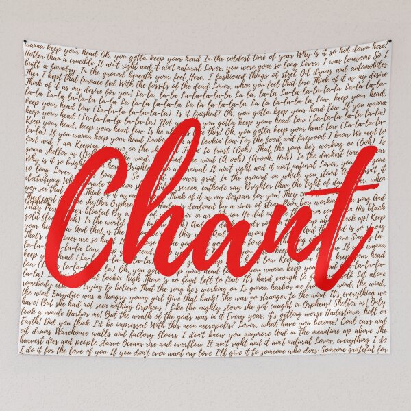 Item preview, Hadestown Lyrics designed and sold by broadwaygirl142.