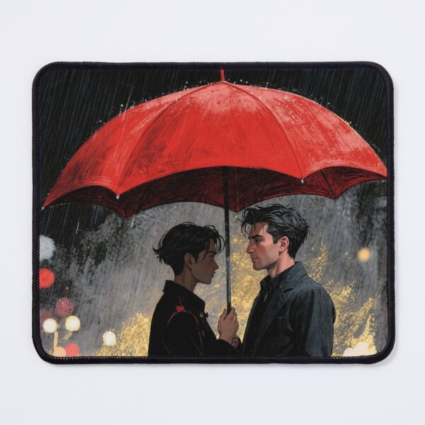 Item preview, One Umbrella – Walking Through Life Together designed and sold by HappySproutArt.