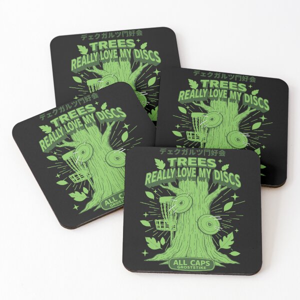 Item preview, Trees Really Love My Discs Funny Disc Golf Scene designed and sold by LuminOrb.