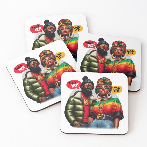 Item preview, Black Culture Power Couple Illustration Afro Style Art designed and sold by Lulunza.