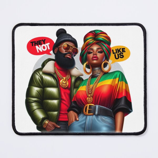 Item preview, Black Culture Power Couple Illustration Afro Style Art designed and sold by Lulunza.