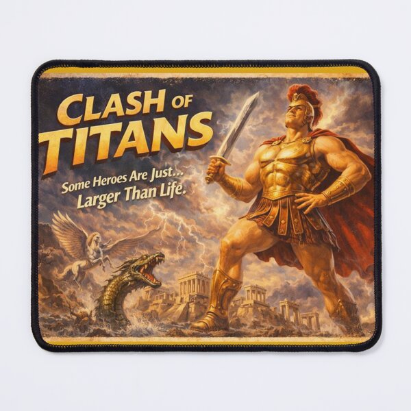 Item preview, Clash of Titans – Heroic Greek Fantasy Poster designed and sold by shaynetwright.